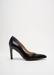 Pantofi cu toc țesătură satinată toc de 7 la 9 cm negru FREE LANCE femme