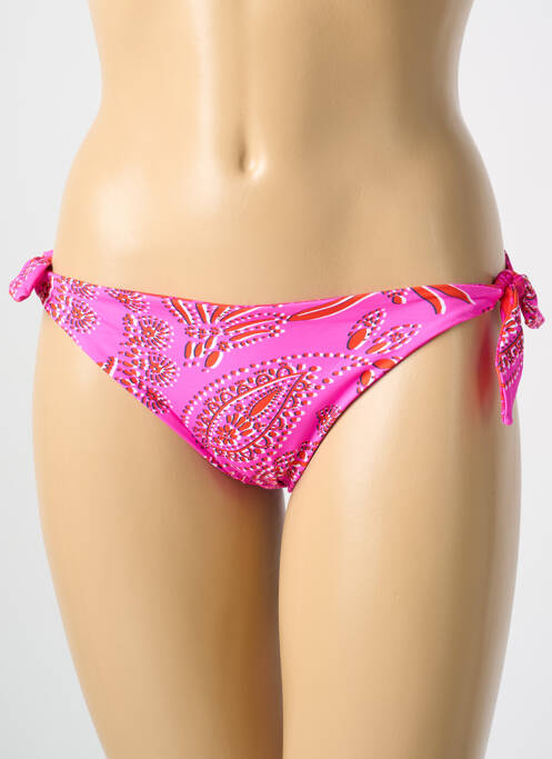 Chiloți de baie roz CYELL femeie