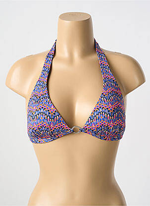 Sutien de costum de baie elasticitate top sutien modelat albastru CYELL femeie