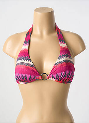 Sutien de costum de baie elasticitate top sutien modelat roz CYELL femeie