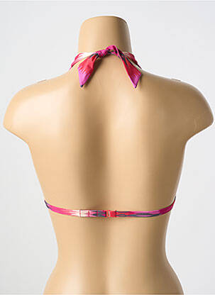 Sutien de costum de baie elasticitate top sutien modelat roz CYELL femeie