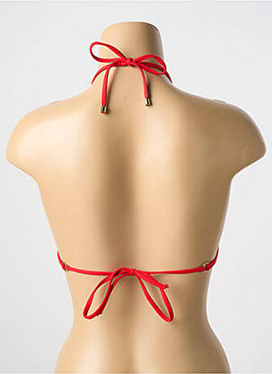 Sutien de costum de baie elasticitate sutien cu susținere înaltă și burete detașabil roșu CYELL femeie
