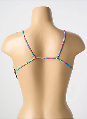 Sutien de costum de baie elasticitate top triunghiuri albastru PALMACEA femeie