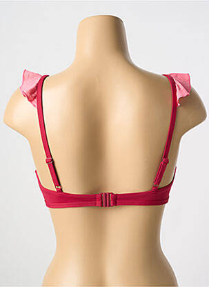 Sutien de costum de baie elasticitate top triunghiuri roșu CYELL femeie