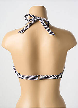 Sutien de costum de baie elasticitate top triunghiuri negru CYELL femeie