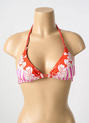 Sutien de costum de baie elasticitate sutien cu susținere înaltă și burete detașabil portocalie CYELL femeie