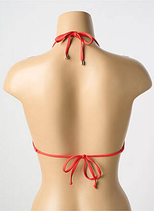 Sutien de costum de baie elasticitate sutien cu susținere înaltă și burete detașabil portocalie CYELL femeie