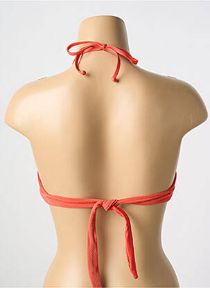 Sutien de costum de baie elasticitate top triunghiuri portocalie CYELL femeie