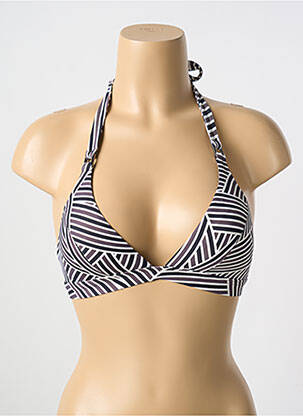 Sutien de costum de baie elasticitate top sutien modelat negru CYELL femeie