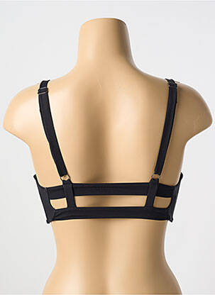 Sutien de costum de baie elasticitate sutien cu susținere înaltă și burete detașabil negru MALAI femeie