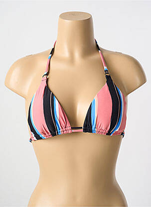 Sutien de costum de baie elasticitate sutien cu susținere înaltă și burete detașabil roz CYELL femeie