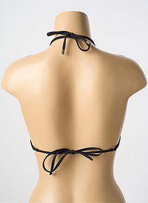 Sutien de costum de baie elasticitate sutien cu susținere înaltă și burete detașabil negru CYELL femeie