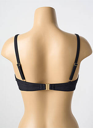 Sutien de costum de baie elasticitate sutien cupe întregi cu decolteu înalt negru CYELL femeie