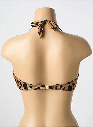 Sutien de costum de baie elasticitate top sutien modelat maro MIRADONNA femeie