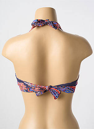 Sutien de costum de baie elasticitate sutien cupe întregi cu decolteu înalt violet CYELL femeie