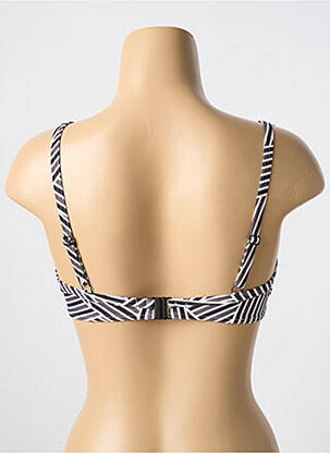 Sutien de costum de baie elasticitate sutien balconet cu decolteu înalt negru CYELL femeie