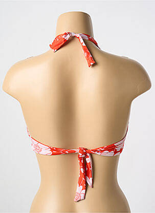 Sutien de costum de baie elasticitate sutien cupe întregi cu decolteu înalt portocalie CYELL femeie