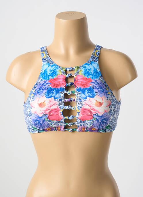 Sutien de costum de baie albastru MILONGA femeie