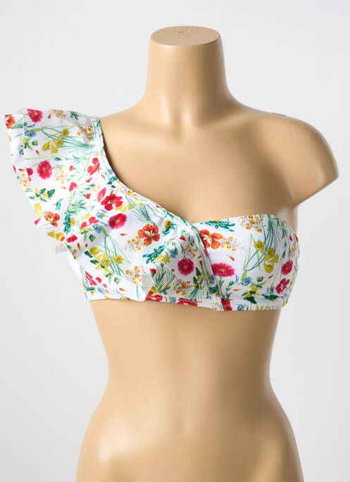 Sutien de costum de baie alb MILONGA femeie