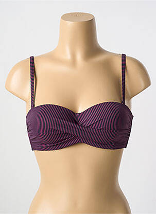 Sutien de costum de baie elasticitate top sutien modelat violet CYELL femeie