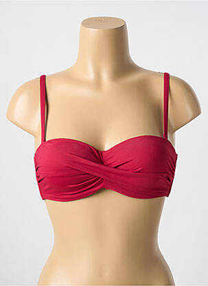 Sutien de costum de baie elasticitate top sutien modelat roșu CYELL femeie