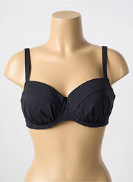 Sutien de costum de baie elasticitate top sutien modelat negru CYELL femme