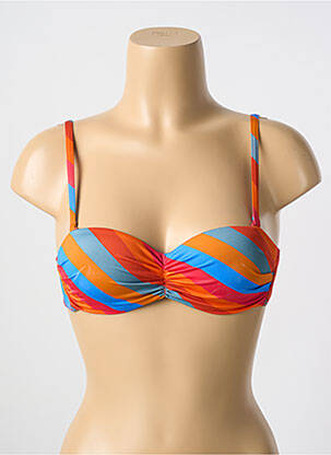 Sutien de costum de baie top sutien modelat top sutien modelat portocalie CYELL femeie