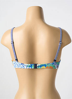 Sutien de costum de baie elasticitate top sutien modelat albastru CYELL femeie