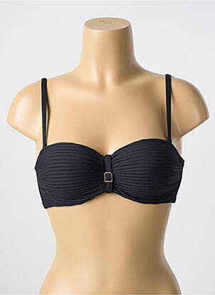Sutien de costum de baie elasticitate top sutien modelat negru CYELL femeie