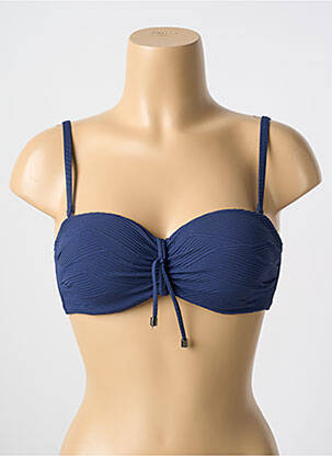 Sutien de costum de baie elasticitate top sutien modelat albastru CYELL femeie