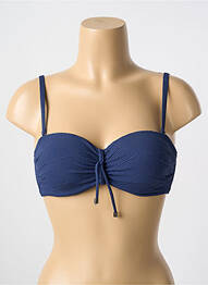 Sutien de costum de baie elasticitate top sutien modelat albastru CYELL femme