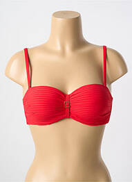 Sutien de costum de baie elasticitate top sutien modelat roșu CYELL femme