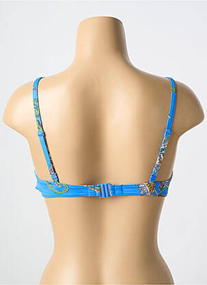 Sutien de costum de baie elasticitate top sutien modelat albastru CYELL femeie