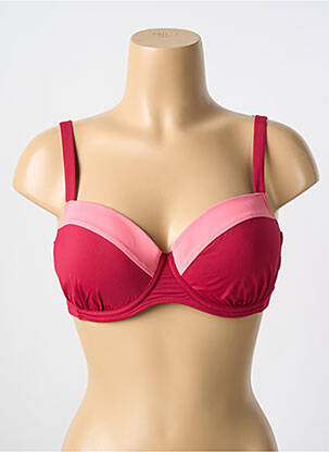 Sutien de costum de baie elasticitate top sutien modelat roșu CYELL femeie