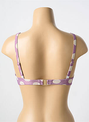 Sutien de costum de baie elasticitate top sutien modelat violet CYELL femeie