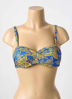 Sutien de costum de baie top sutien modelat top sutien modelat albastru CYELL femeie