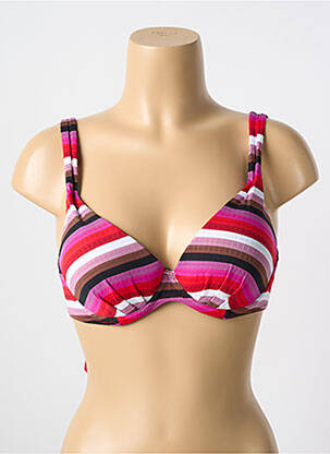 Sutien de costum de baie elasticitate top sutien modelat roșu CYELL femeie