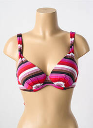 Sutien de costum de baie elasticitate top sutien modelat roșu CYELL femme