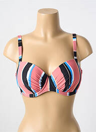 Sutien de costum de baie elasticitate top sutien modelat roz CYELL femme