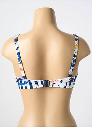 Sutien de costum de baie elasticitate top sutien modelat alb CYELL femeie