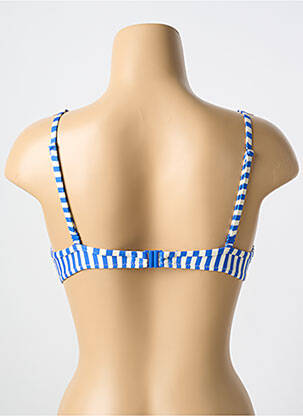 Sutien de costum de baie elasticitate top sutien push-up albastru CYELL femeie
