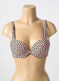 Sutien de costum de baie elasticitate top sutien push-up roz CYELL femme