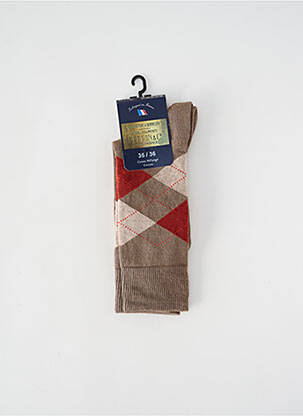 Șosete maro PERRIN unisex