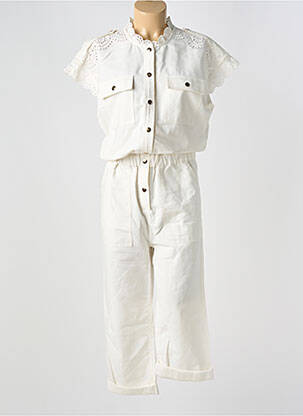 Salopetă-pantalon alb TARA JARMON femeie