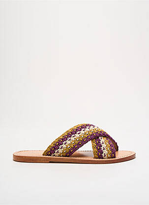 Mulete/Saboți violet PETITE MENDIGOTE femeie