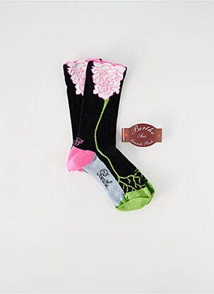 Șosete negru BERTHE AUX GRANDS PIEDS fată