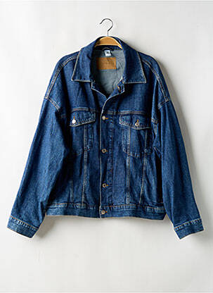 Jachete casual croială dreaptă albastru & DENIM bărbat