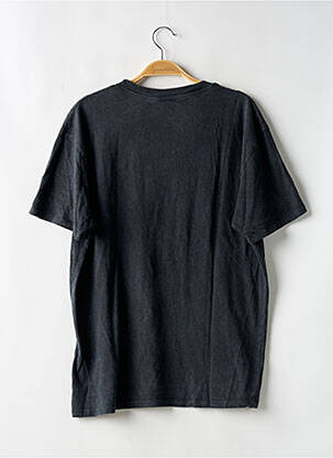 Tricou broderie mâneci scurte gri NOIR VINTAGE bărbat