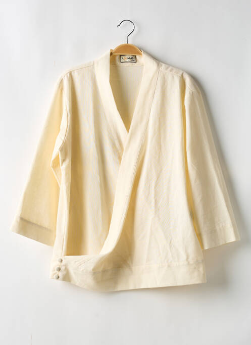 Cămașă cu mâneci lungi bej AANOUKIS bărbat