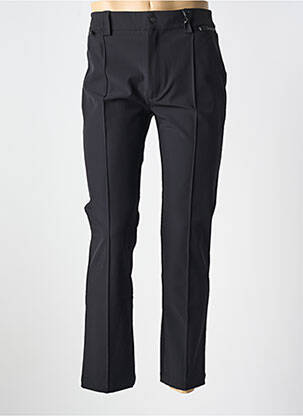 Pantalon slim țesătură poplin mărime normală negru FUSALP bărbat